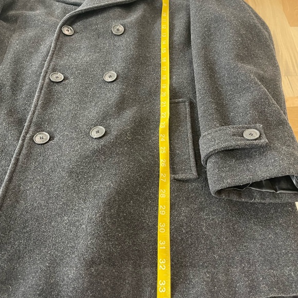 Calvin Klein Charcoal Pea Coat - Picture 9 of 11